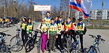 Велопробег, посвящённый Дню Победы. Город Шлисельбург.